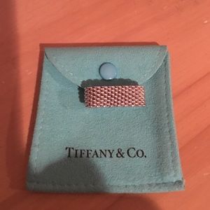 Tiffany sterling silver mesh ring