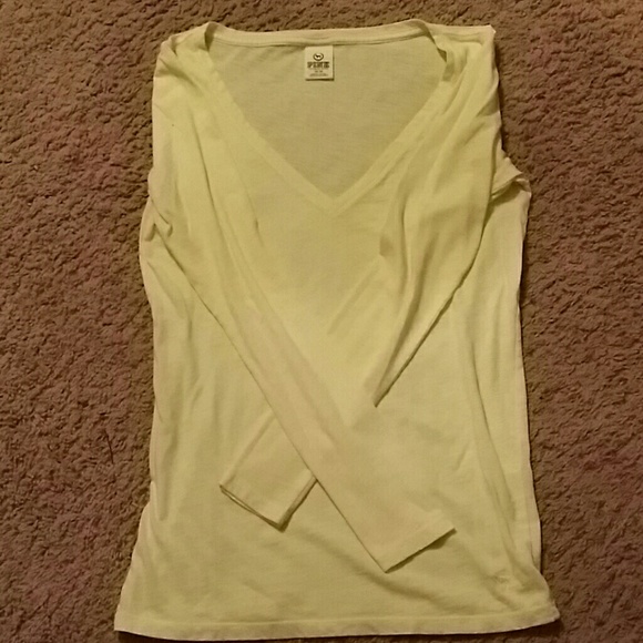 VS yellow long sleeve tee - Picture 1 of 2
