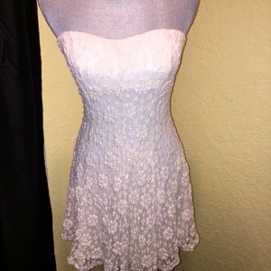 Strapless Floral dress