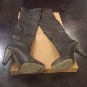 Joie Tall Brown Over the Knee Boot