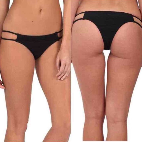 💖SOLD💖Volcom Be Mayan Tiny String Bikini Bottoms - Picture 3 of 3