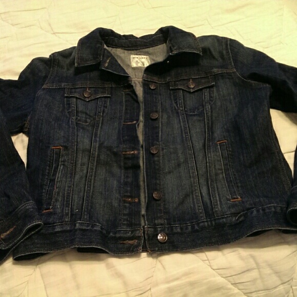 Dark wash denim jacket