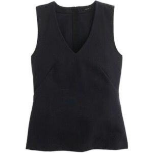 J.Crew Structured V Neck Shell