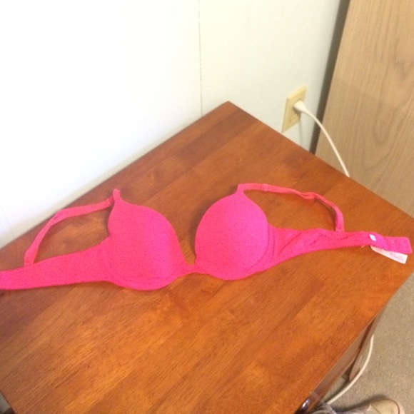 Pink bra