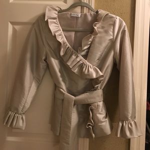 Calvin Klein silver jacket, blazer