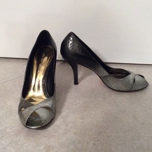Silver Antonio Melani size 10 heels