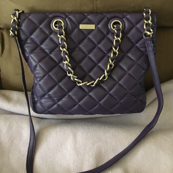 Royal purple Kate spade purse