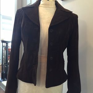 Wilson leather brown blazer