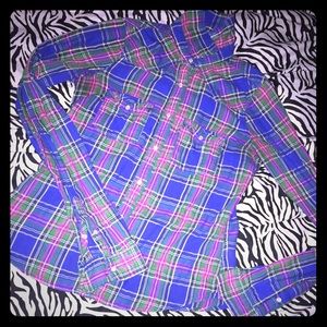 Hollister Co - Flannel Button Up - XS