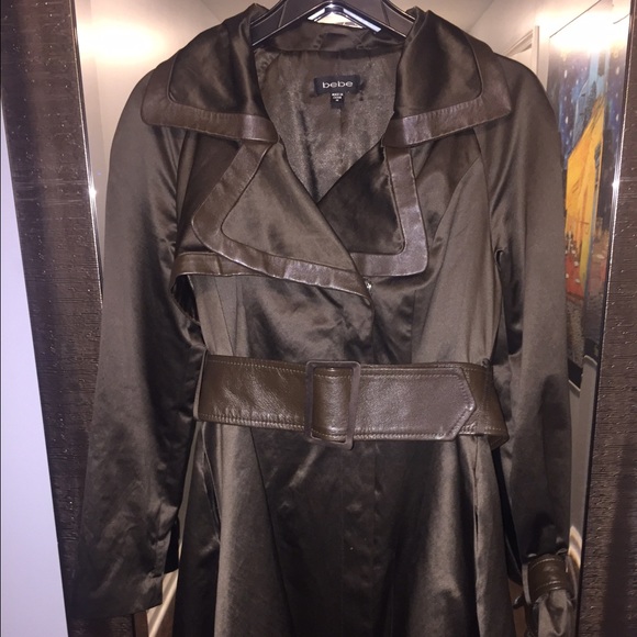 A-line coat Bebe brown