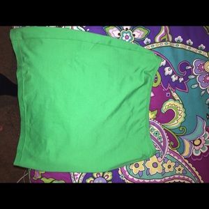 American Apparel Green Pencil Skirt