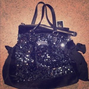 Juicy Couture Black Sequined Purse