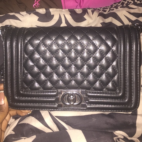 Black crossbody bag