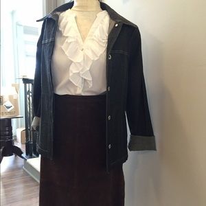 Guess dark blue jean jacket