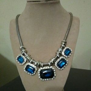 New Silver Plated Necklace $15