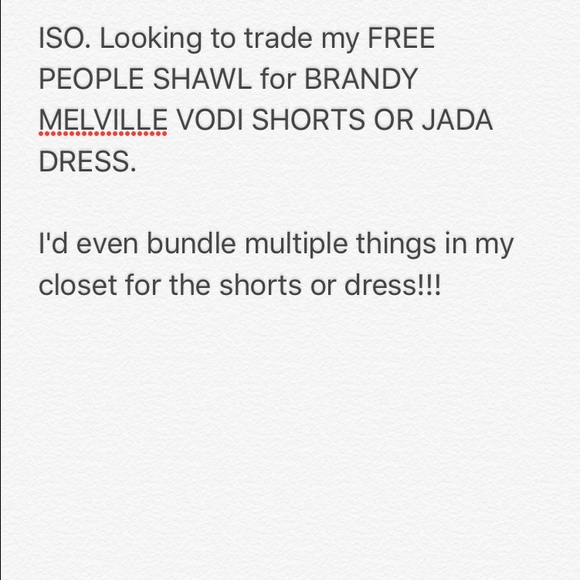ISO! WANT TO TRADE FOR JADA DRESS OR VODI SHORTS