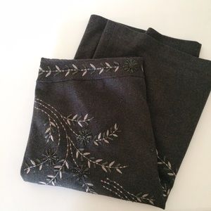 Embroidered Ann Taylor Skirt