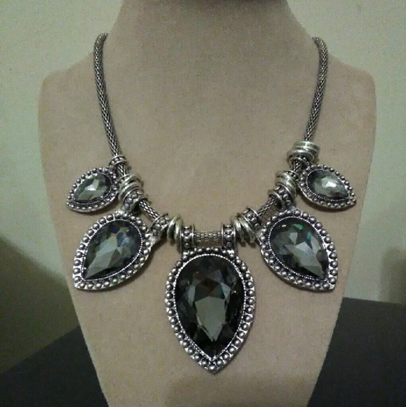 New Silver Plated Necklace $15