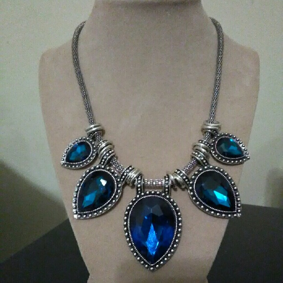 New Silver Plated Necklace $15