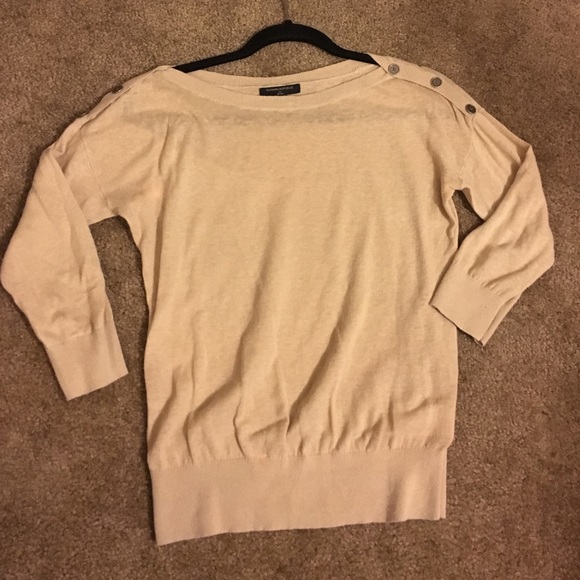 Banana republic thin sweater tan