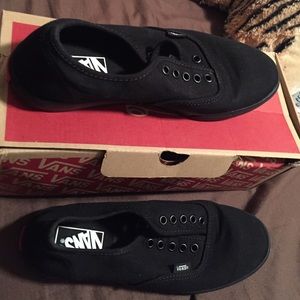 All black vans