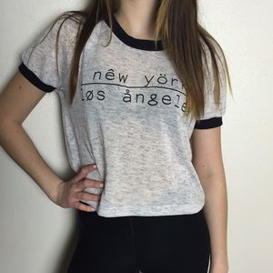 Graphic crop top