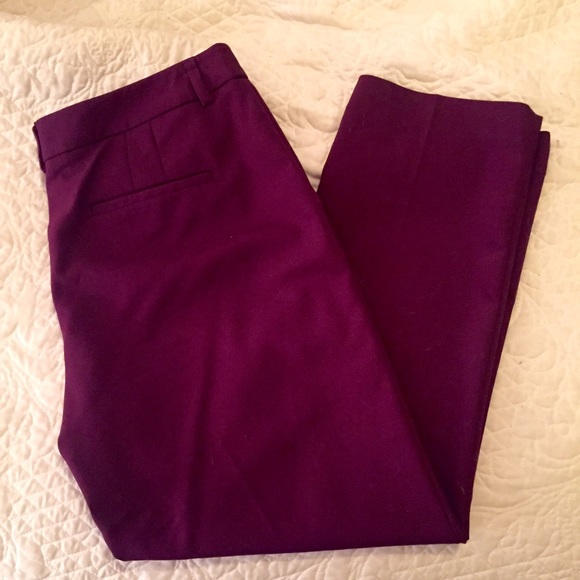 Express Pants - 🔥 Plum Cropped Business Pants