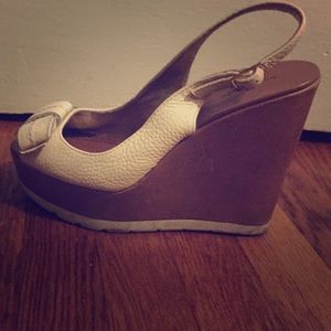 Kate Spade wedges with bow