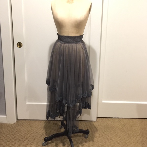 Free People Tiered Tulle Skirt