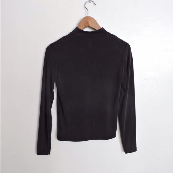 American Apparel Long Sleeve Mock Neck