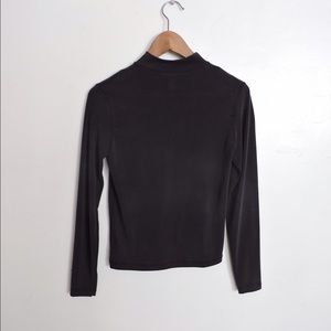 American Apparel Long Sleeve Mock Neck