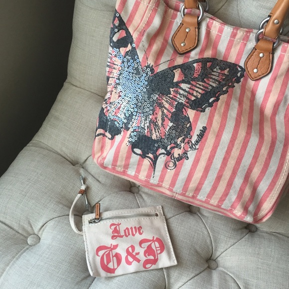 Juicy Couture Sequined Butterfly Bag