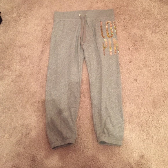 grey VICTORIA SECRET PINK sweats
