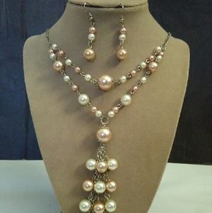 New Pearl Jewelry Set $15