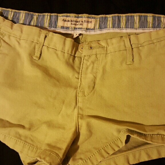 Green Abercrombie & Fitch Shorts