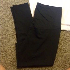 Black maternity leggings