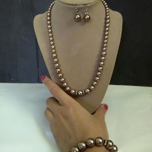 New Pearl Jewelry Set $10