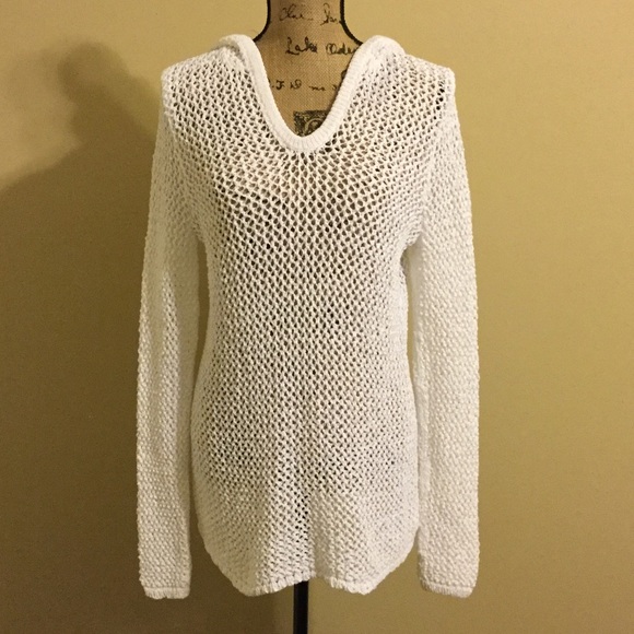 Hooded knit top