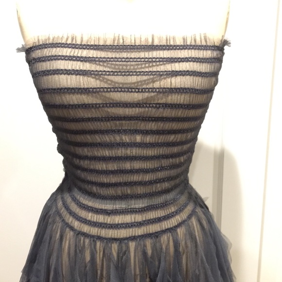 Free People Gray Wispy Slip - Picture 3 of 3