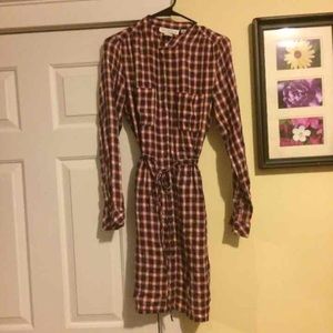 Sz 8 plaid dress