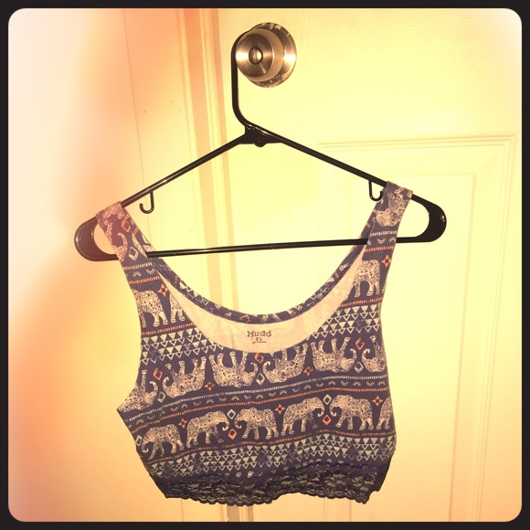 Elephant crop top