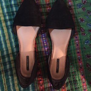 black d'orsay flats