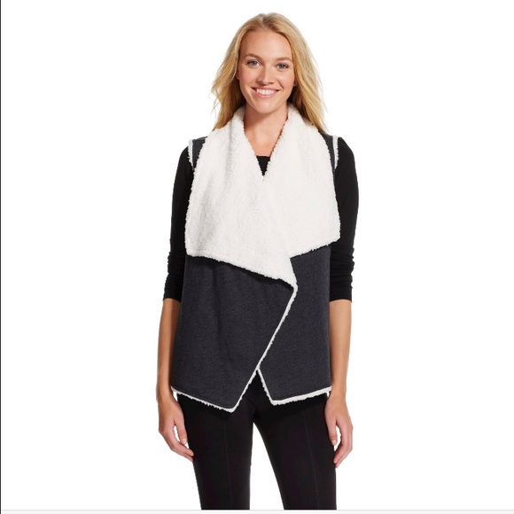 Mossimo Supply Co. Jackets & Blazers - NWT! Grey reversible faux Sherpa vest!