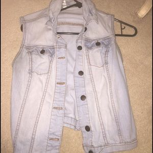 Jean Vest from Target. Cute with maxi dresses!