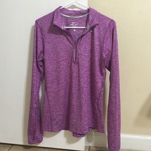 Nike dry fit half zip up