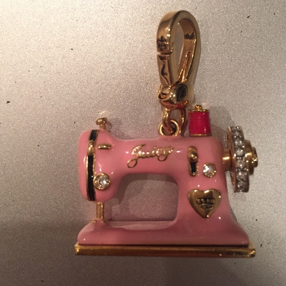 Juicy Couture sewing machine charm
