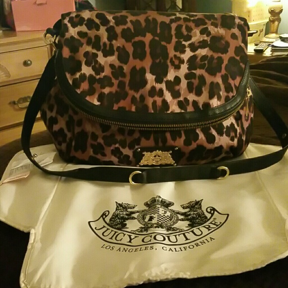 Authentic Juicy couture diaper bag, changing pad