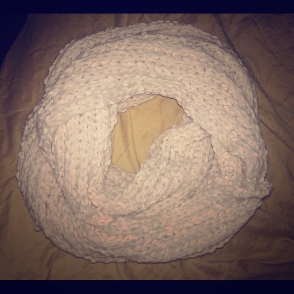 light pink scarf