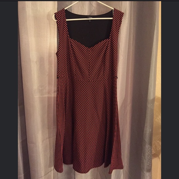 Torrid vintage style polka dot dress