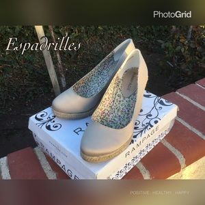 🚫Sale🚫 Espadrilles by Rampage ☀️